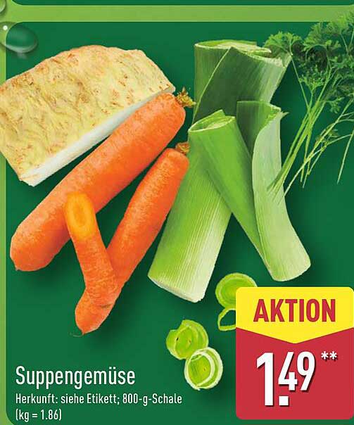 Suppengemüse 800-g-Schale