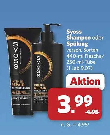 Syoss Shampoo oder Spülung - verschiedene Sorten