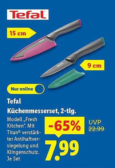 Tefal Küchenmesserset, 2-tlg.