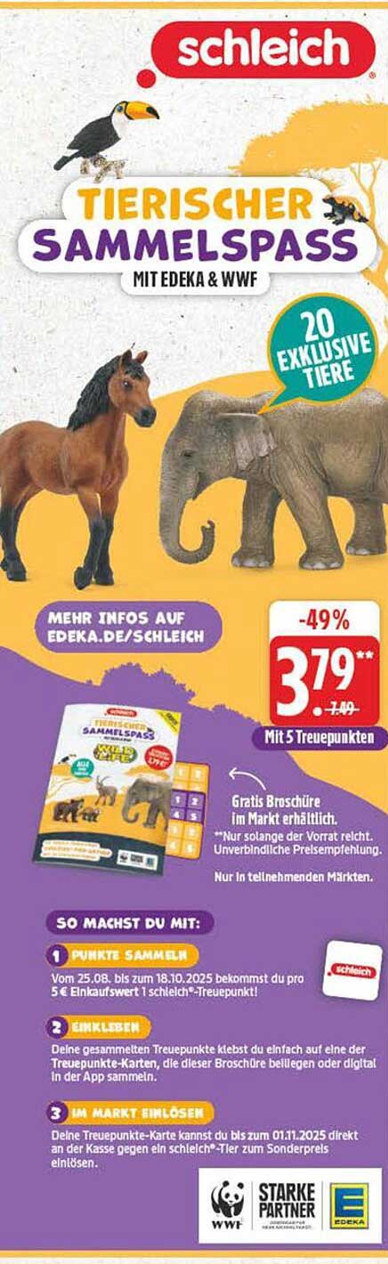 Tierischer Sammelpass von Schleich - 49% Rabatt