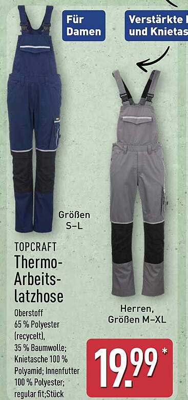 TOPCRAFT Thermo-Arbeitslatzhose