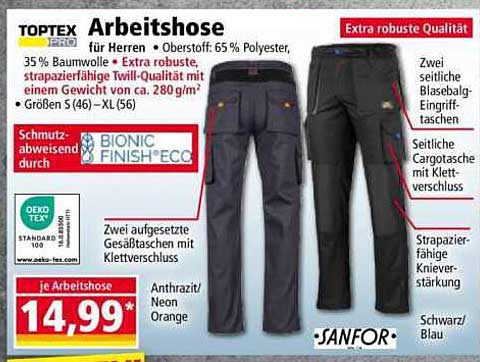 TOPTEX PRO Arbeitshose für Herren