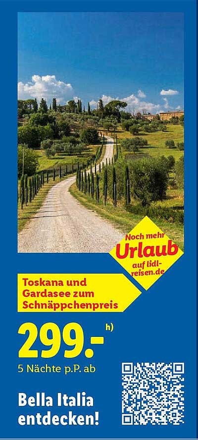 Toskana und Gardasee zum Schnäppchenpreis