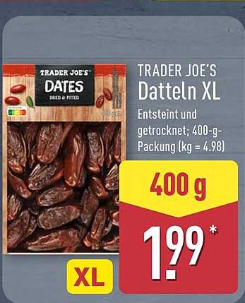 TRADER JOE'S Datteln XL - 400 g