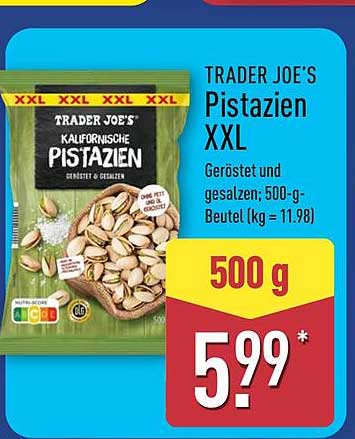 TRADER JOE'S Pistazien XXL