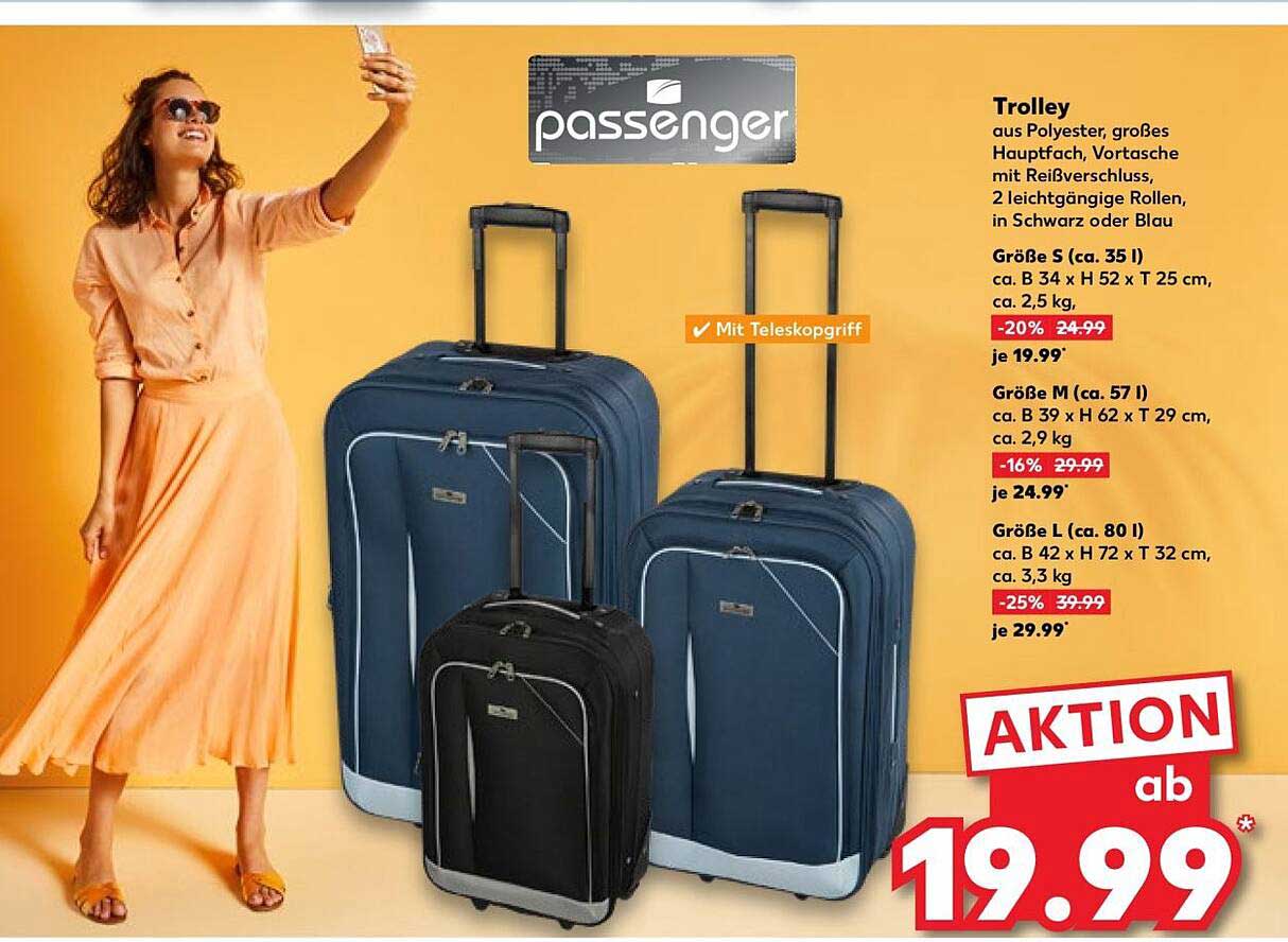 Trolley aus Polyester – Aktion ab 19,99 €