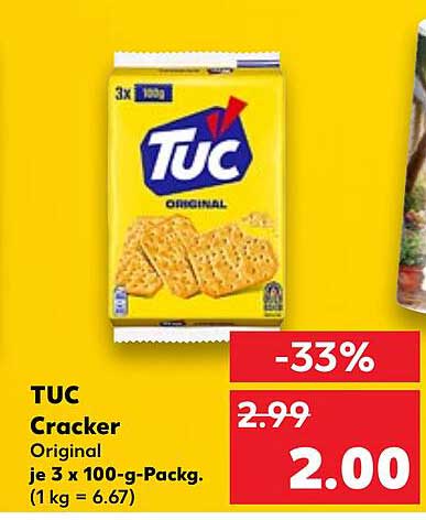 TUC Cracker Original - 3 x 100 g