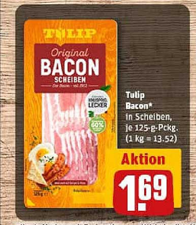 Tulip Bacon Scheiben 125 g - Aktion