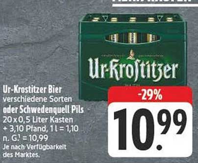 Ur-Krostitzer Bier 20 x 0,5 Liter Kasten – Jetzt im Angebot!