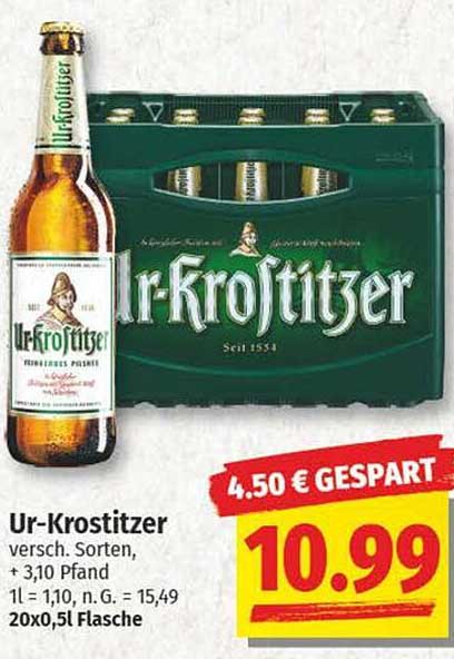 Ur-Krostitzer - Verschiedene Sorten 20x0,5l