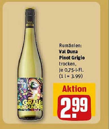Val Duna Pinot Grigio trocken, 0.75 L