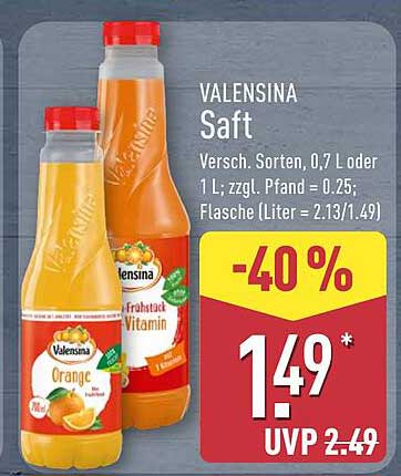 VALENSINA Saft – Erfrischender Genuss in verschiedenen Sorten