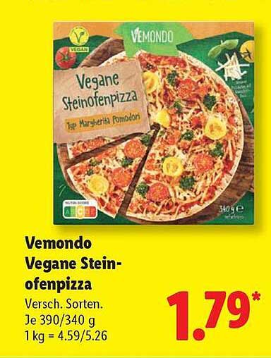 Vemondo Vegane Steinofenpizza