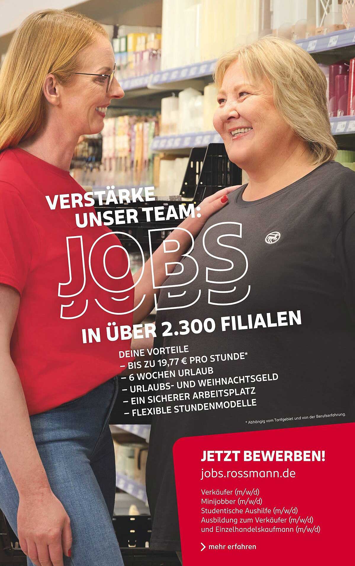 Verstärke unser Team: Jobs in über 2.300 Filialen