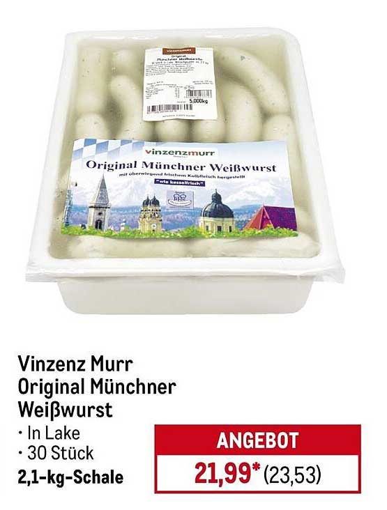 Vinzenz Murr Original Münchner Weißwurst