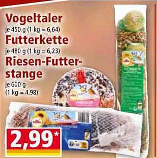 Vogeltaler Futterkette Riesen-Futter-Stange