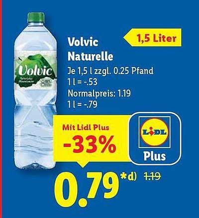 Volvic Naturelle 1,5 Liter