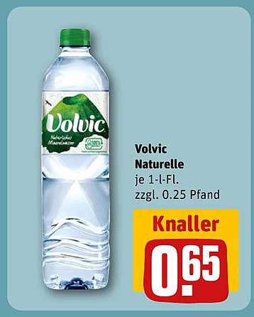 Volvic Naturelle Mineralwasser 1L Flasche