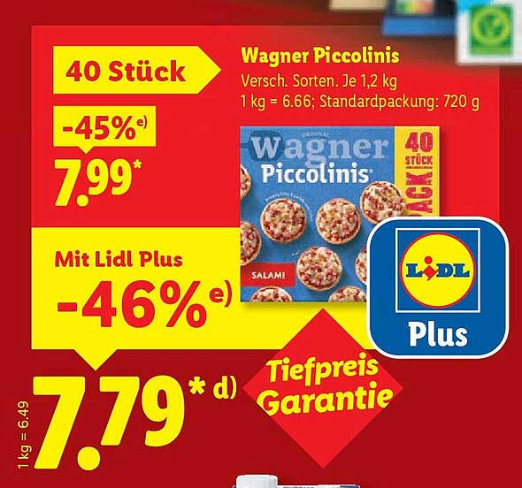 Wagner Piccolinis - 40 Stück