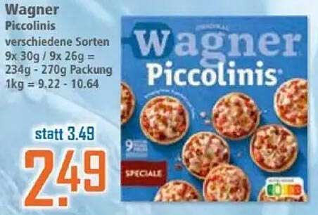 Wagner Piccolinis verschiedene Sorten 9x30g / 9x26g