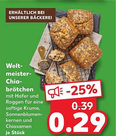 Weltmeister-Chiabrotchen mit Hafer und Roggen - jetzt zum Spezialpreis!