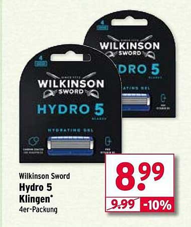 Wilkinson Sword Hydro 5 Klingen 4er-Packung