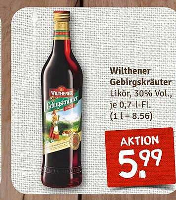 Wilthener Gebirgskräuter Likör 0,7 l