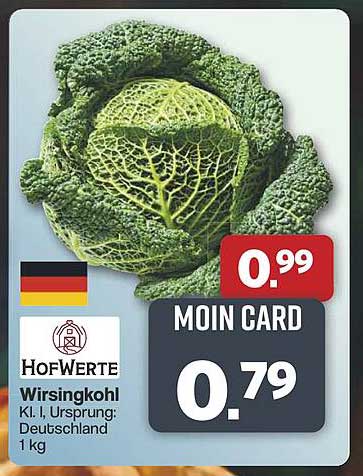 Wirsingkohl - Frisch und preiswert aus Deutschland