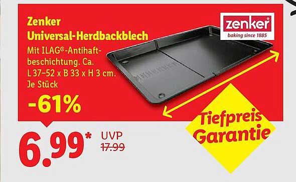 Zenker Universal-Herdbackblech