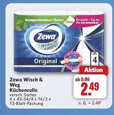 Zewa Wisch & Weg Küchenrolle