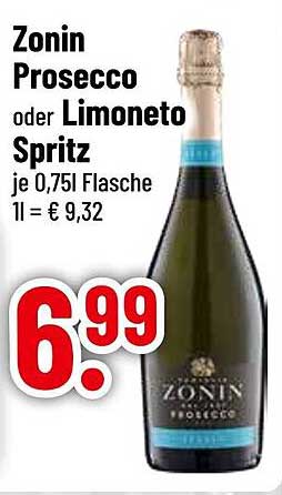 Zonin Prosecco oder Limoneto Spritz