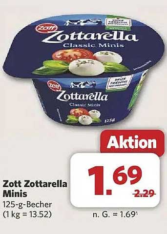 Zott Zottarella Minis 125g