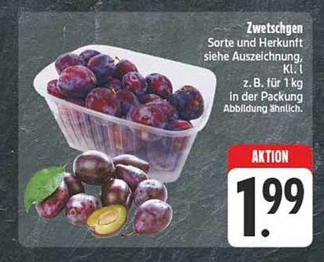 Zwetschgen 1 kg für nur 1,99 €