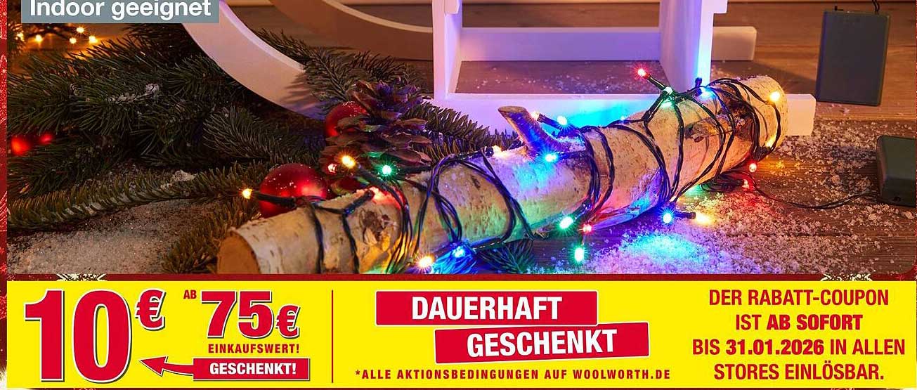 10 € Geschenk ab 75 € Einkaufswert