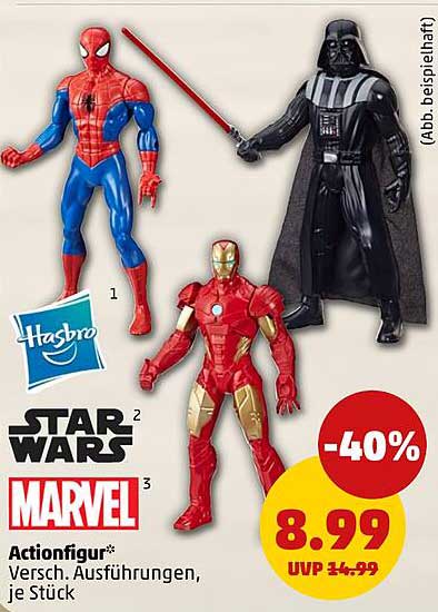 Actionfigur Marvel und Star Wars - Verschiedene Ausführungen, je Stück