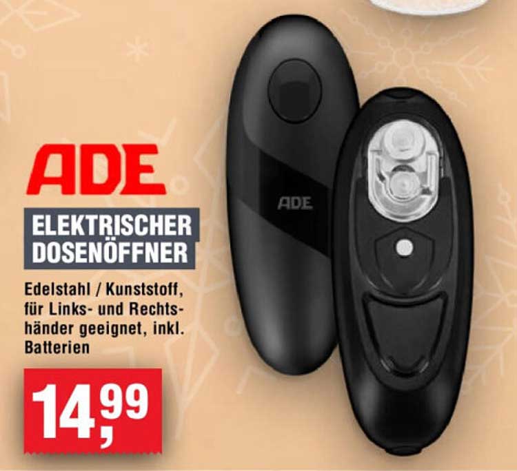 ADE Elektrischer Dosenöffner