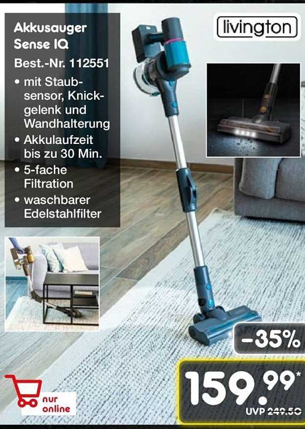 Akkusauger Sense IQ von Livingston