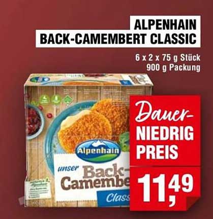 ALPENHAIN BACK-CAMEMBERT CLASSIC 900 g
