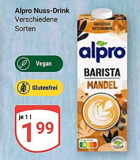 Alpro Nuss-Drink Verschiedene Sorten