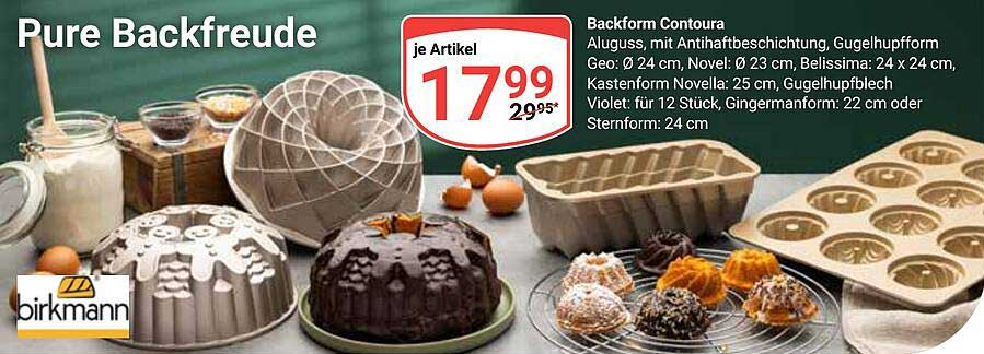 Backform Contoura von Birkmann