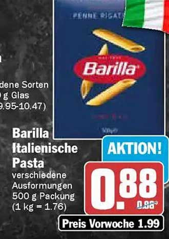 Barilla Italienische Pasta 500 g - verschiedene Ausführungen