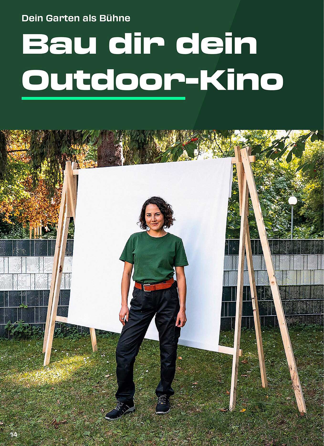 Bau dir dein Outdoor-Kino