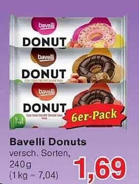Bavelli Donuts 6er-Pack - Verschiedene Sorten