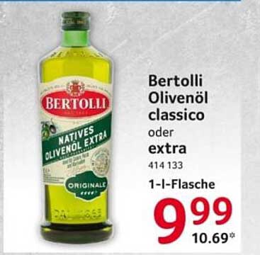 Bertolli Olivenöl classico oder extra 1-Liter-Flasche