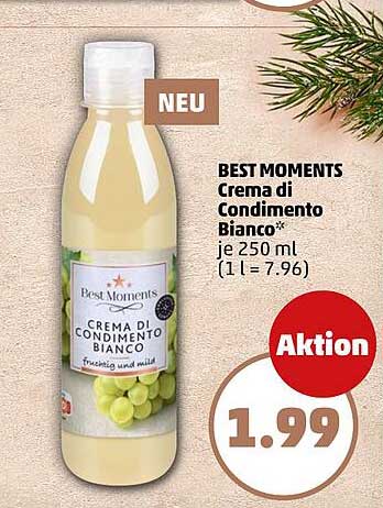 BEST MOMENTS Crema di Condimento Bianco 250 ml
