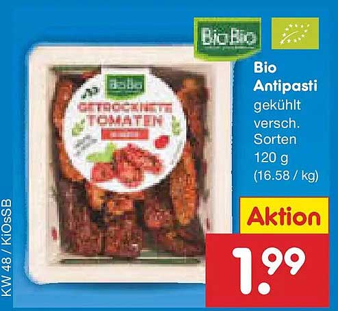Bio Antipasti gekühlt 120 g
