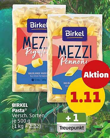 BIRKEL MEZZI Pasta – Verschiedene Sorten, 500 g