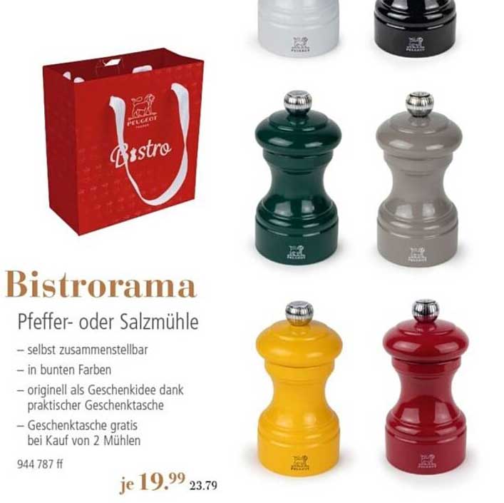 Bistrorama Pfeffer- oder Salzmühle
