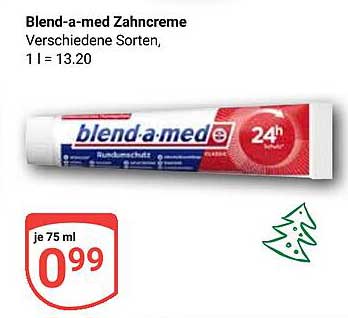Blend-a-med Zahnpasta - Verschiedene Sorten, 75 ml für nur 0,99 €