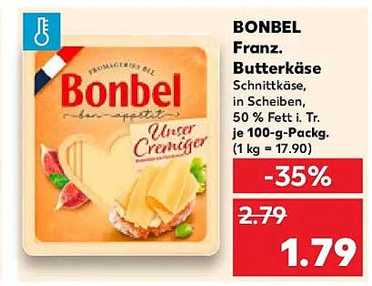 BONBEL Franz. Butterkäse - Angebot vom 20.11.2025 bis 26.11.2025